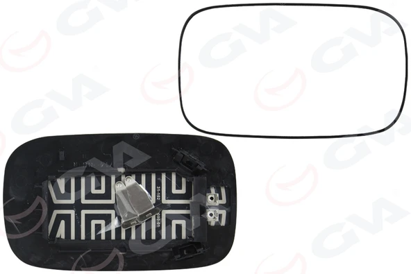 GVA 1199416 AYNA CAMI ISITMALI CONVEX SAĞ VOLVO V40 II 04>12 V40 06>12 8679831 ürün görseli 1