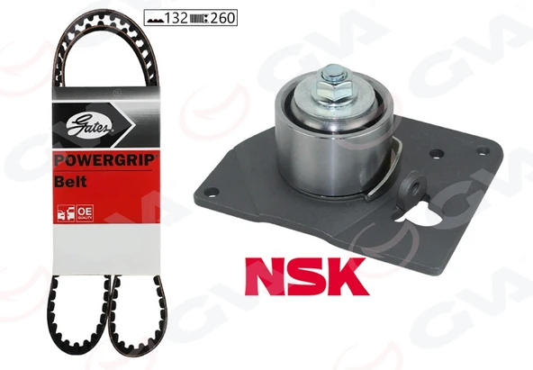 GVA 59T1905G EKSANTRİK GERGİ KİTİ 132x260 MASTER II-TRAFIC II-LAGUNA II 1.9DCI 01- -MOVANO-VIVARO 01- F9Q 7701477048-4430891-1680600QAF ürün görseli