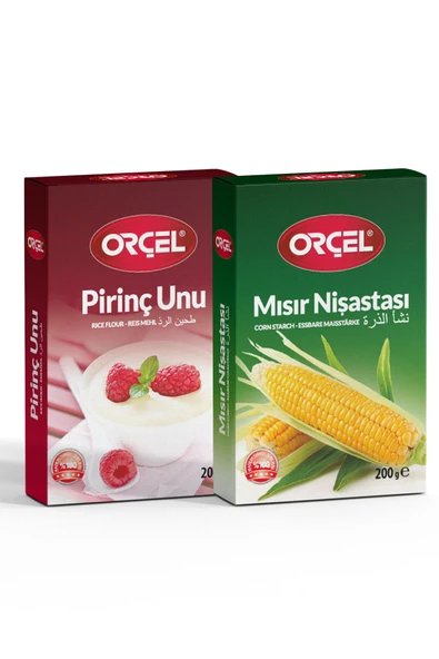 ORÇEL Mısır Nişastası 200gr.+ Pirinç Unu 200gr. - 1