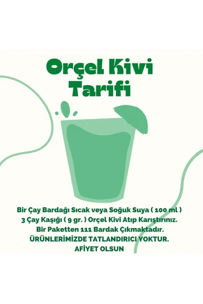 ORÇEL Toz Içecek Seti Oralet Çay Sıcak Soğuk Karışık Paket 5x1 Kg. - 3