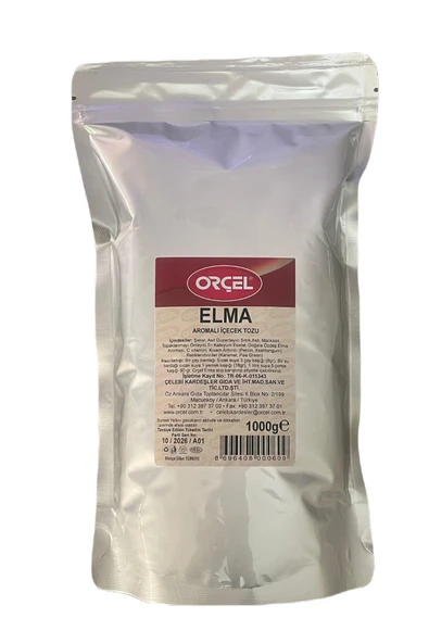 ORÇEL Elma Aromalı İçecek Tozu Oralet 1kg. - 1