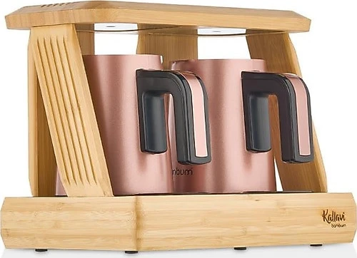 Bambum Kallavi Türk Kahve Makinesi Bronz İkili - 2