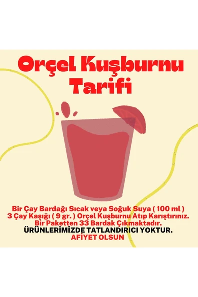 ORÇEL 2 Kivi 2 Kuşburnu Aromalı Içecek Tozu Oralet Çay 4x300gr. - 5