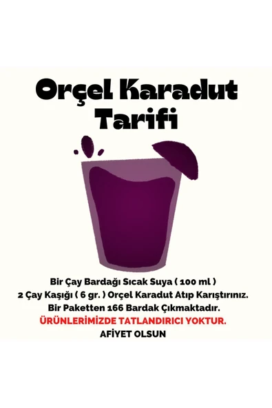 ORÇEL Toz Içecek Seti Oralet Çay Sıcak Soğuk Karışık Paket 5x1 Kg. - 2