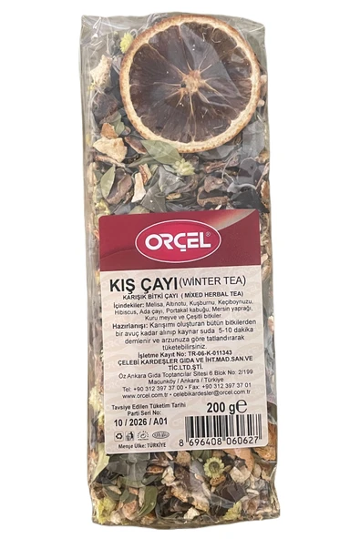 ORÇEL Kış Çayı Karışık Bitki Çayı 200gr. - 1