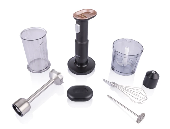 ARNİCA SMART BLEND SET GH21720 ŞARJLI PARÇALAYICI-ÇIRPICI-KÖPÜRTÜCÜ BLENDER SETİ 180W