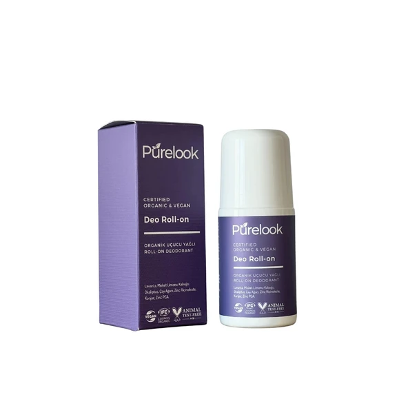 Purelook Deo Roll-On 50 ml Lavanta Organik - Resim 6