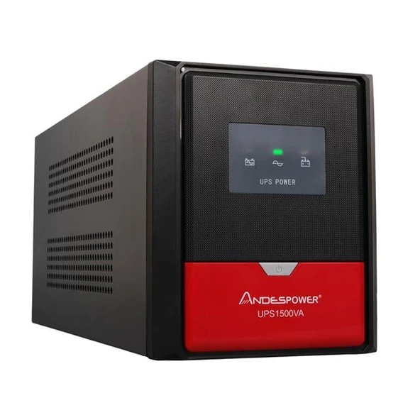 Andespower UPS1500VA 1500VA 12V9ahx2 UPS Kesintisiz Güç Kaynağı Line - İnteraktif ürün görseli 1
