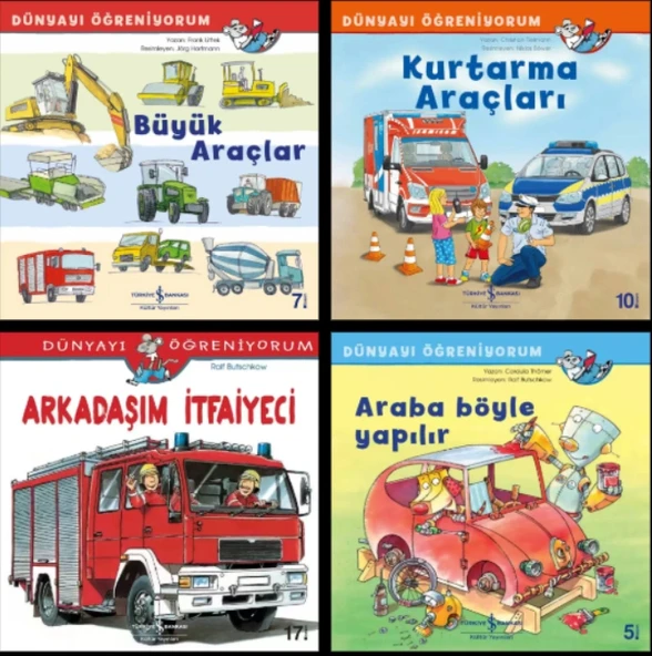 DÜNYAYI ÖĞRENİYORUM BÜYÜK ARAÇLAR - KURTARMA ARAÇLARI - ARKADAŞIM İTFAİYECİ - ARABA BÖYLE YAPILIR ürün görseli