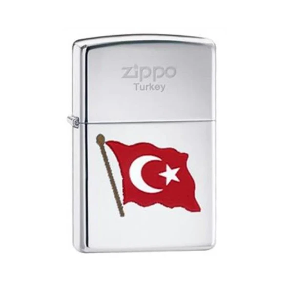 Zippo Turkish Flag Color 250 (2-1) Çakmak ürün görseli