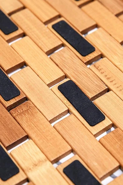 Digithome Kaymaz Taban Katlanabilir Çok Amaçlı Mat Dekoratif Banyo Paspası 40x60 Cm- 862 - 5