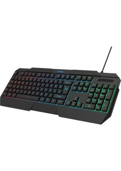 Claw's Thunderstrike Rgb Işıklandırma - 1000Hz Polling Rate - Örgü Kablolu Membran Oyuncu Klavyesi - 3