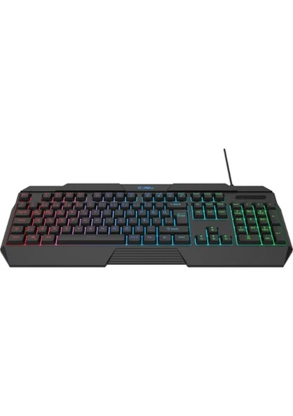 Claw's Thunderstrike Rgb Işıklandırma - 1000Hz Polling Rate - Örgü Kablolu Membran Oyuncu Klavyesi - 2