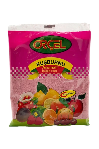 ORÇEL Kuşburnu Aromalı Içecek Tozu Oralet Çay 300gr.