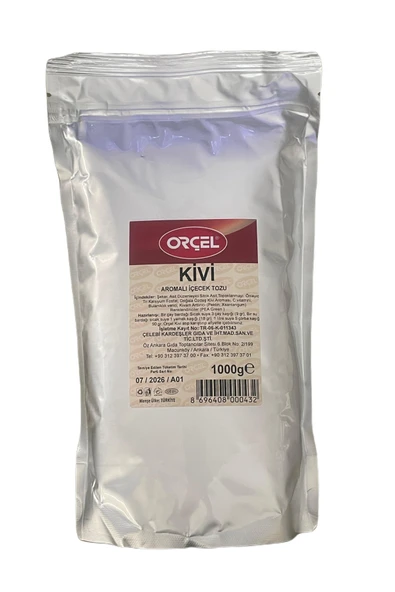 ORÇEL Kivi Aromalı Içecek Tozu Oralet Çay 1 Kg.