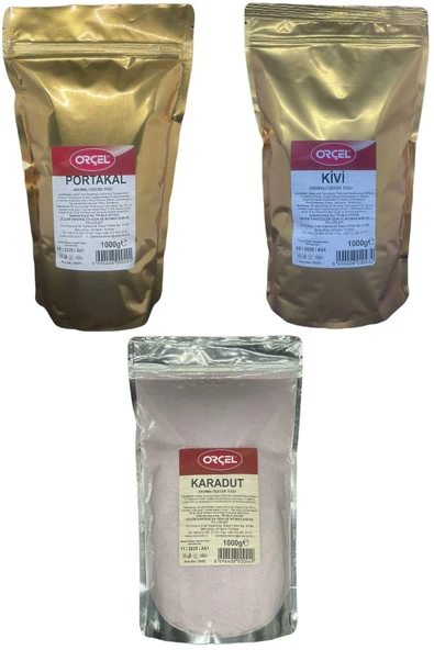 ORÇEL Orçel Portakal + Kivi + Karadut 3x1 kg ürün görseli 1