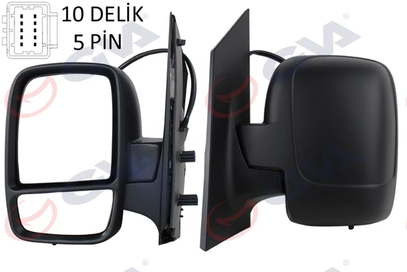 GVA 1027350 DIŞ DİKİZ AYNASI SOL SCUDO-EXPERT 07> ELEKTRİKLİ ISITMALI KONVEKS 5 FİŞ VM-6116EHL 8153.K9 ürün görseli 1