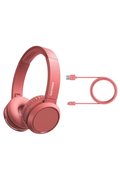 Philips TAH4205RD Kablosuz Kulak Üstü Kulaklık Kırmızı - 3