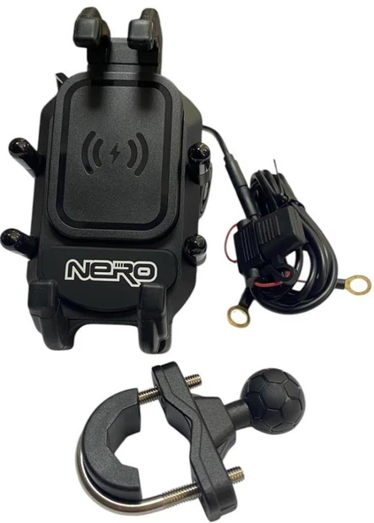 NERO - ( ŞARJLI W-707 ) GİDON BAĞLANTILI TELEFON TUTUCU (TİTREŞİM MODÜLLÜ)