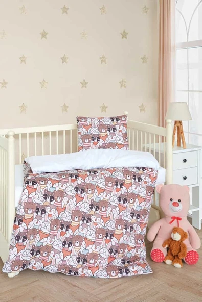 HUGS l Bebek Nevresim Takımı - Resim 3