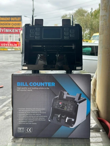 A15 TL /  Euro Üsten beslemeli Kağıt Para Sayma Makinesi - Resim 2