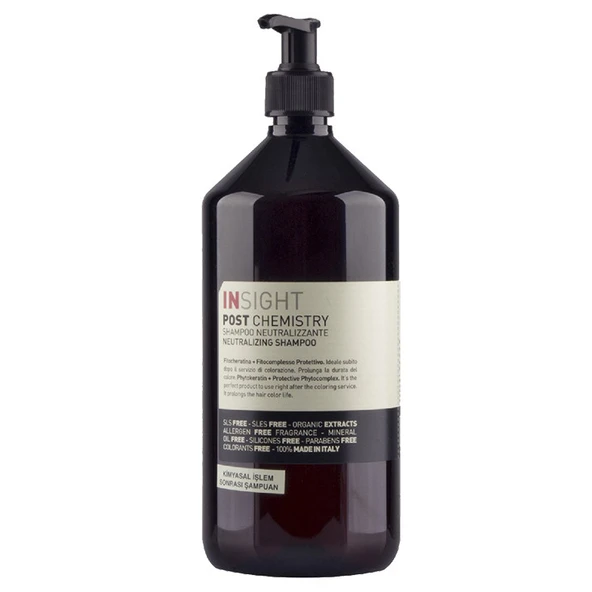 Insight Post Chemistry Neutralizing İşlem Görmüş Saçlar Şampuanı 900ml ürün görseli