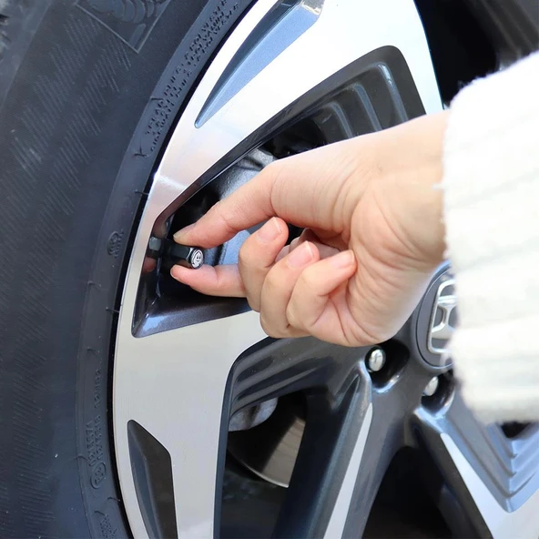 Michelin MC34273 Michelin Logolu Metal Universal Sibop Kapağı 4 Adet - Resim 5