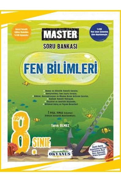 Okyanus Yayınları Fen Bilimleri 8. Sınıf PISA TIMSS Uyumlu Beceri Temelli Soru Bankası Tek Kitap ürün görseli