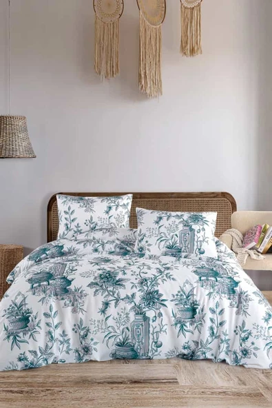 Botanic %100 Pamuk Çift Kişilik Nevresim Seti ürün görseli