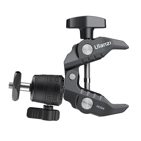 Ulanzi R099 Clamp Mount Mini Ball Head - Resim 2