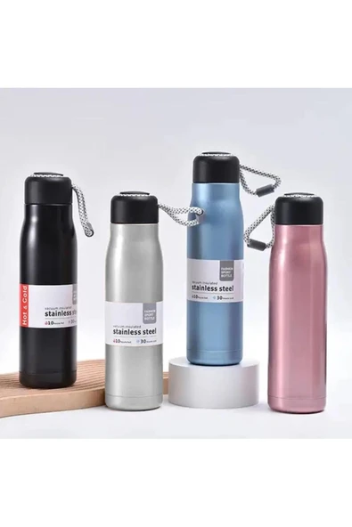 Thermohis 6163 Çelik Termos MAVİ - Resim 3