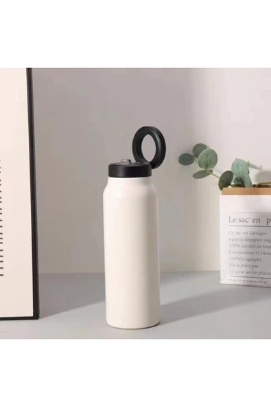 Thermohis 3434 Çelik Termos Telefon Tutuculu BEYAZ ürün görseli