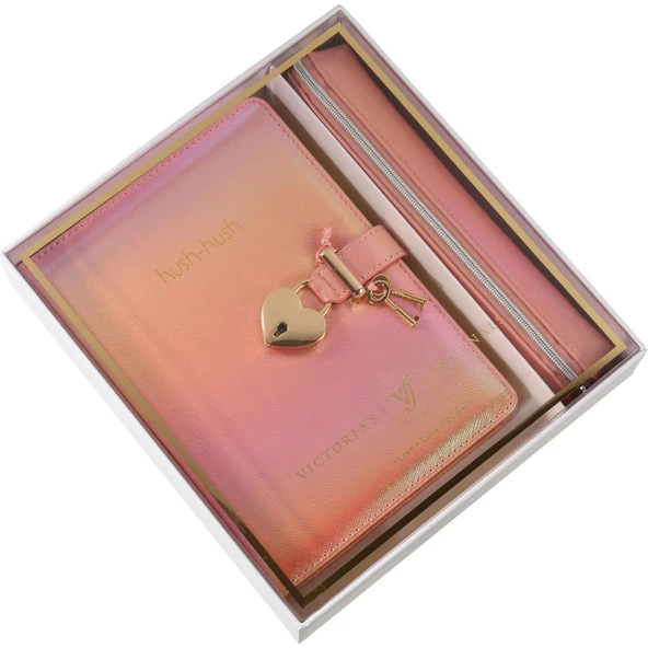 Hush Hush Kilitli Dft 13x18,160 Yp.+klm Kutu-pembe