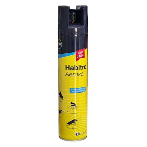Bayer Habitro Sinek Sivrisinek Hamam Böceği İlacı Aerosol 275ml - 1