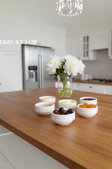 Atbyhome by Bambum Duru 37 Parça Porselen Kahvaltı Takımı Kahvaltı Seti Kahvaltılık- Sunum Seti - Resim 4