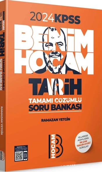 Benim Hocam Yayınları 2024 KPSS Tarih Tamamı Çözümlü Soru Bankası ürün görseli 1
