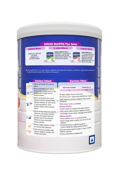 Evolvia Nutripro Plus 3 Devam Sütü 1000 gr X 2 Adet - 5