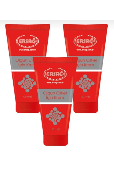 Ersağ Olgun Cilt Bakım Krem X 3Adet