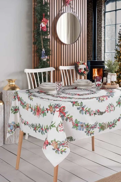Yılbaşı Circle Masa Örtüsü - Resim 2