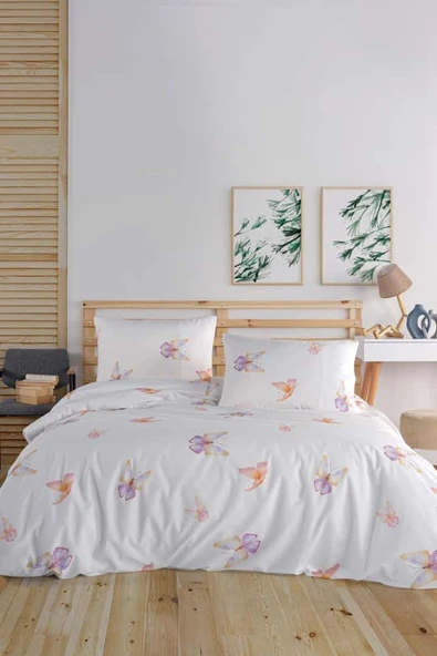 Flutter %100 Pamuk Çift Kişilik Nevresim Takımı ürün görseli