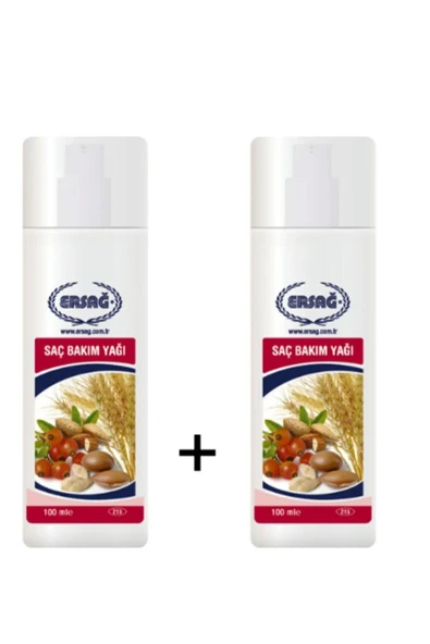 Ersağ Saç Bakım Yağı 100ml X 2adet ürün görseli