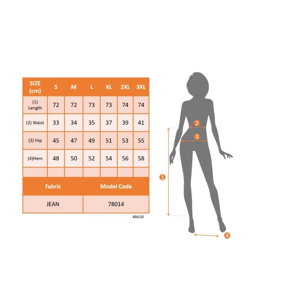 Lucky Life Kadın Yüksek Bel önden Yırtmaçlı Cepli Midi Kot Etek - 6