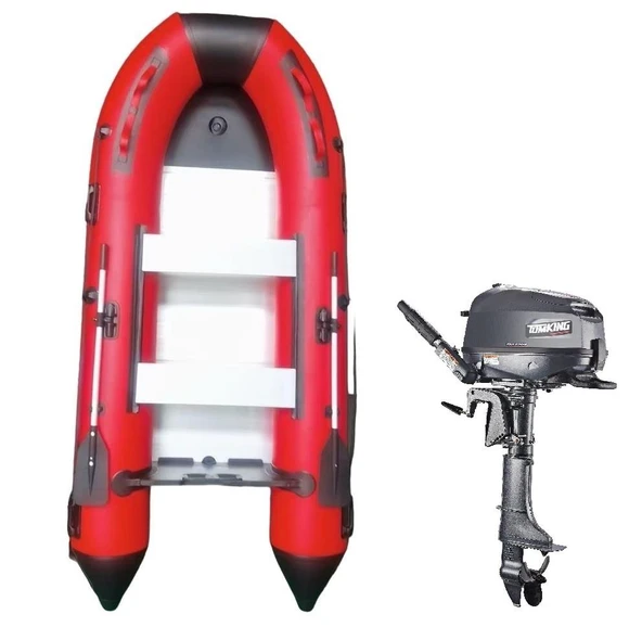 Tomking TK250 Motor Ve TK-RIB-300 Alüminyum Tabanlı Şişme Bot Seti