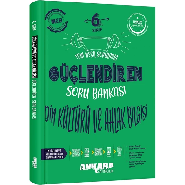 Ankara Yayıncılık 6. Sınıf Din Kültürü Güçlendiren Soru Bankası