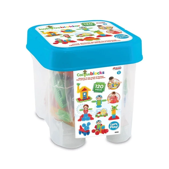 03324 KAKTÜS BLOKLAR KOCA 120PCS - Resim 3
