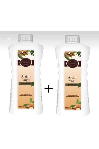 Ersağ Argan yağlı Şampuan 1000 ml x 2 Adet - 1