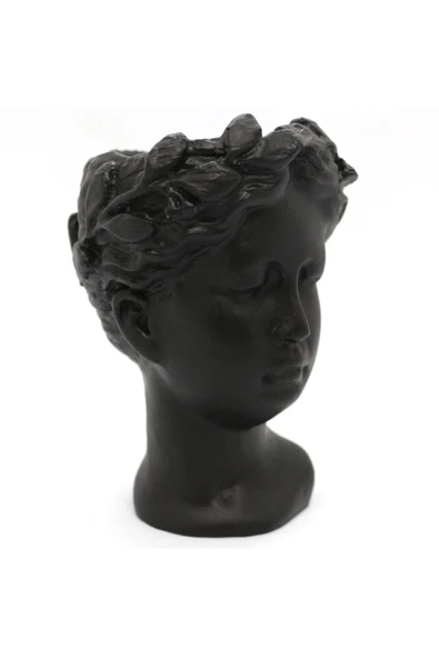 El Yapımı Antik Helen Biblo Saksı Küçük 15 Cm - 2