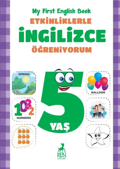 Etkinliklerle İngilizce Öğreniyorum 5 Yaş - My First English Book ürün görseli 1