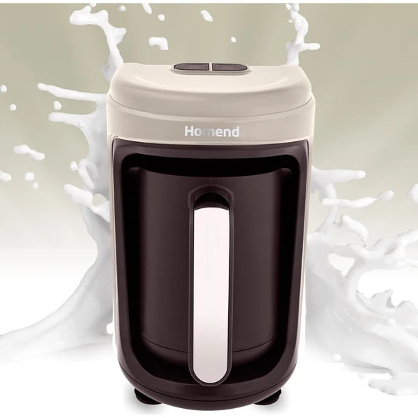 Homend Pottoman Milk In 1877H Sütlü Türk Kahve Makinesi Bej ürün görseli