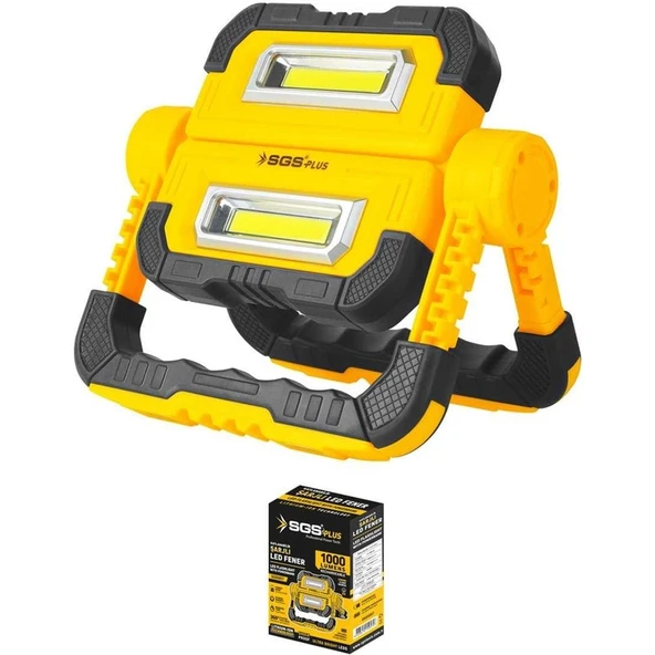 Sgs 5057 Şarjlı LED Çalışma Lambası-Power Bank 1000 Lümen 3.7 Volt/ 5000 Mah - Resim 4